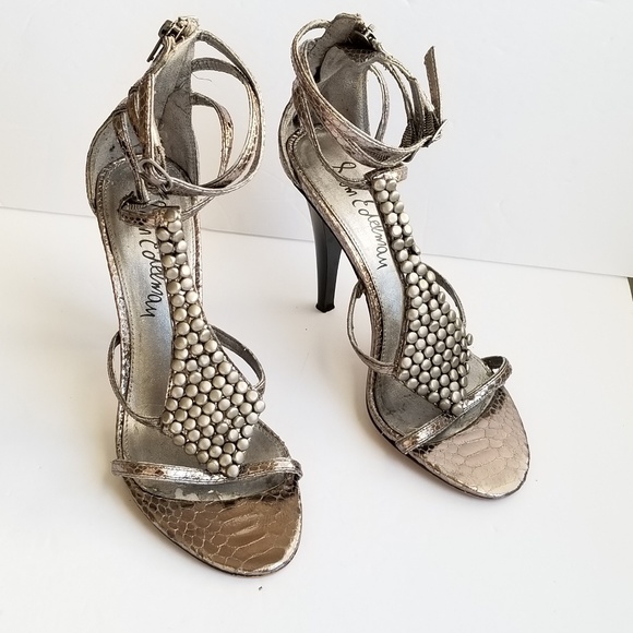 silver pewter sandals